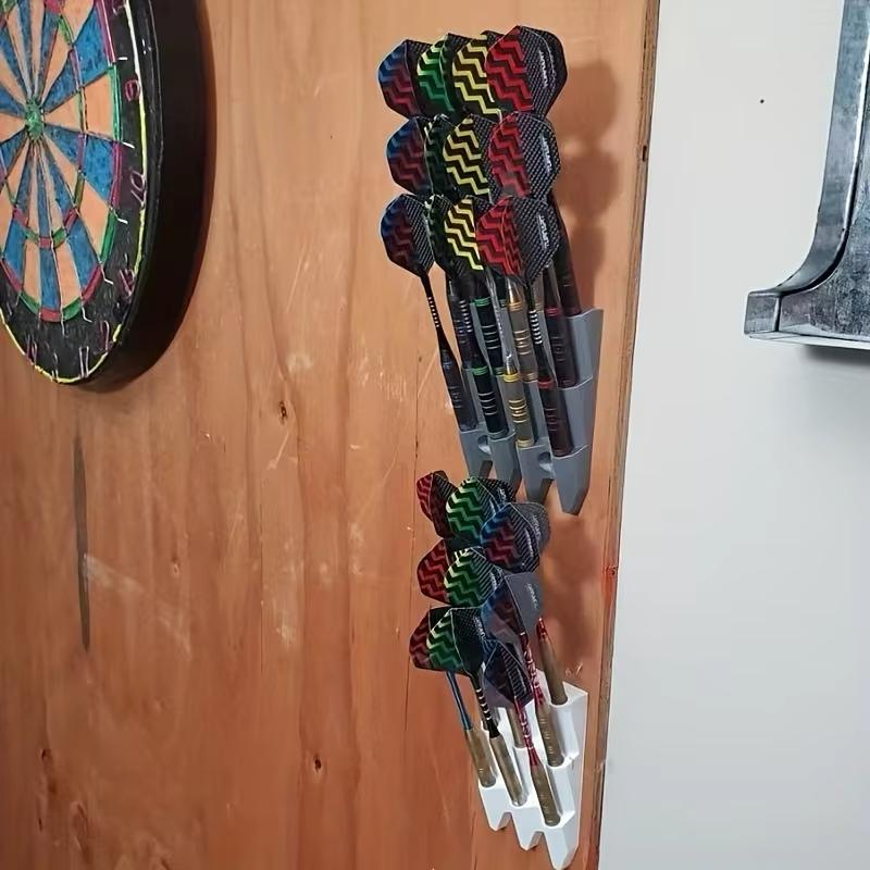 Neuer 1 Stück Halter für 9 Darts Platzsparender Dart-Etui-Organizer Wandmontierbares Dart-Display-Regal für Wohnzimmer/Arbeitszimmer/Bar