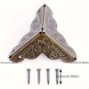 Decorative Corner Brackets for Connecting Layer Boards, L-shaped Right Angle Bracket 90 Degrees, Chinese Style, Corner Brackets