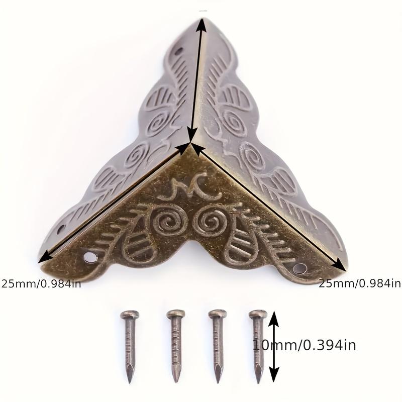 Decorative Corner Brackets for Connecting Layer Boards, L-shaped Right Angle Bracket 90 Degrees, Chinese Style, Corner Brackets