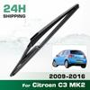 Heckscheibenwischerblätter, Premium-Ganzjahreswischerblätter Ersatz für Citroen C3 MK2 2009-2016, Naturkautschuk Bajonett, Einfach zu installieren 12″