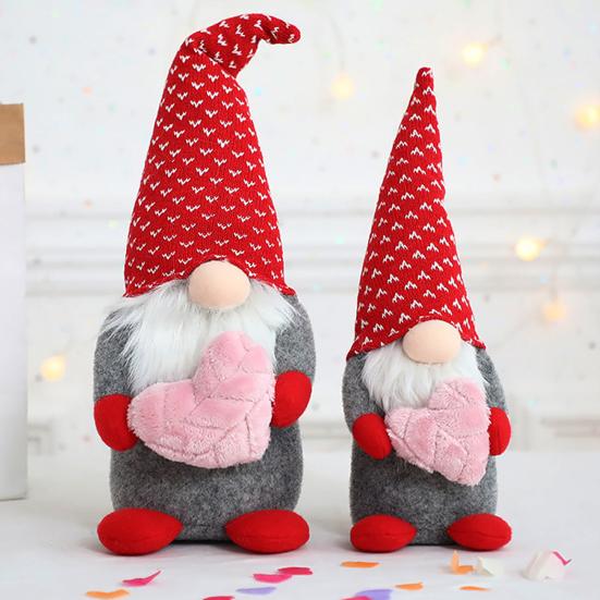 

Плюшевая кукла Yousheng на День святого Валентина, безликий гном, дизайн, яркий цвет, украшение для создания атмосферы, романтический плюшевый подарок, кукла