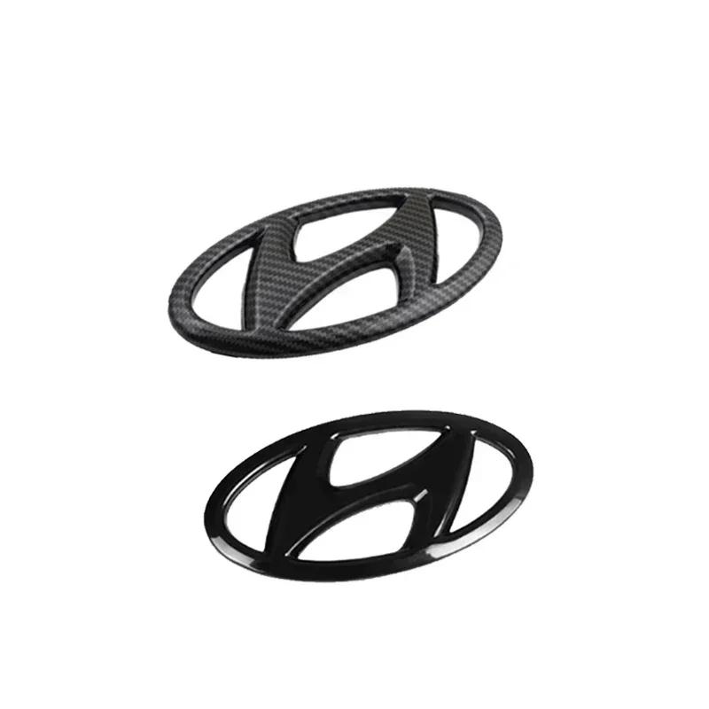ABS Car Sticker Steering Wheel Emblem Badge for Hyundai Tucson IX35 I20 I40 Kona Sonata Azera Santa Fe Genesis Elantra Accent B32
