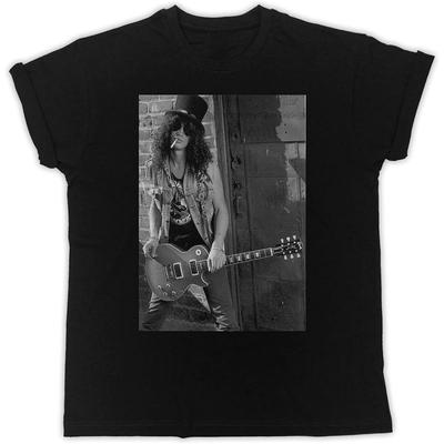 Slash Guitar Unisex T-Shirt Black