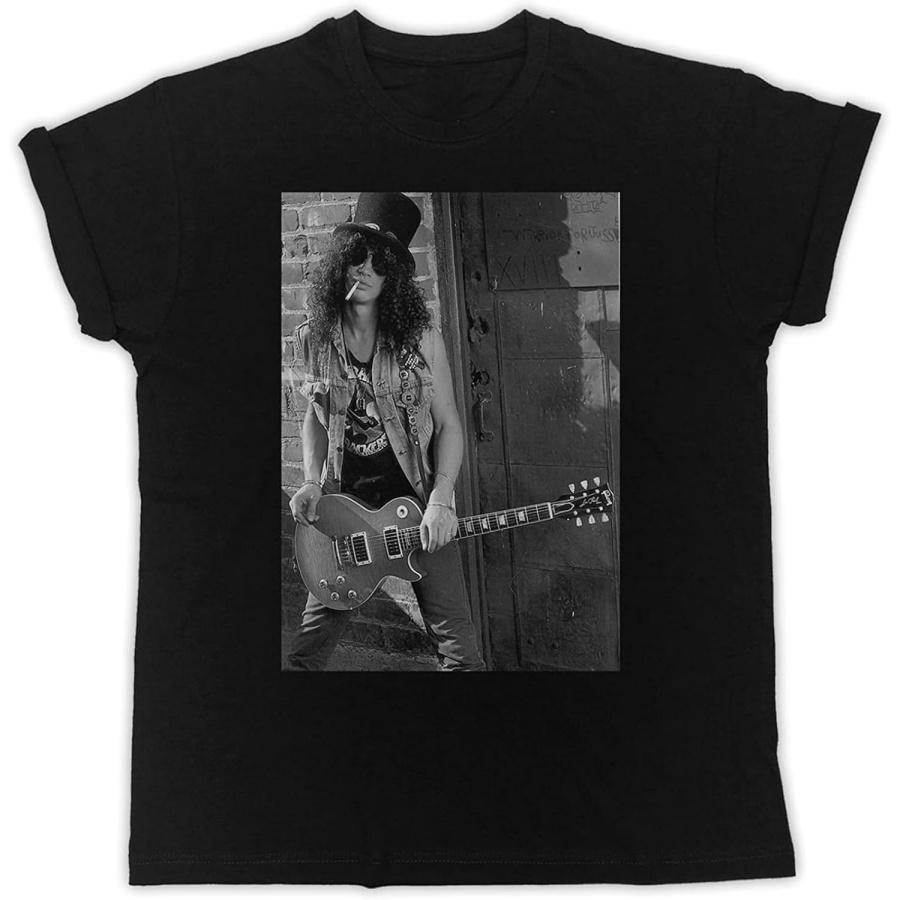 Slash Guitar Unisex T-Shirt Black XXXXXL разноцветный