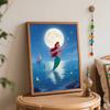 Disney Little Mermaid Digital Oil Painting Art Kit Handmade DIY Home Decor Gift