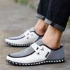 2024 Men Casual Leather Shoes Fashion Comfortable Business Male Shoe Summer Spring Light Plus Size Footwear New Man Sneakers