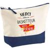 Makeup Bag - PLANETEE - Basketball Player Thank You Awesome - Large Size - Cotton - HD Printing