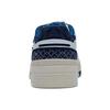 Li Ning 001 BTC Prm Synthetic Leather Abrasion Resistant Breathable Low top Skateboard Shoes Men's White Blue AGCT003-1