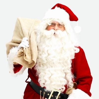 Santa Claus Wig and Beard Set for Holiday Parties and Halloween Performances