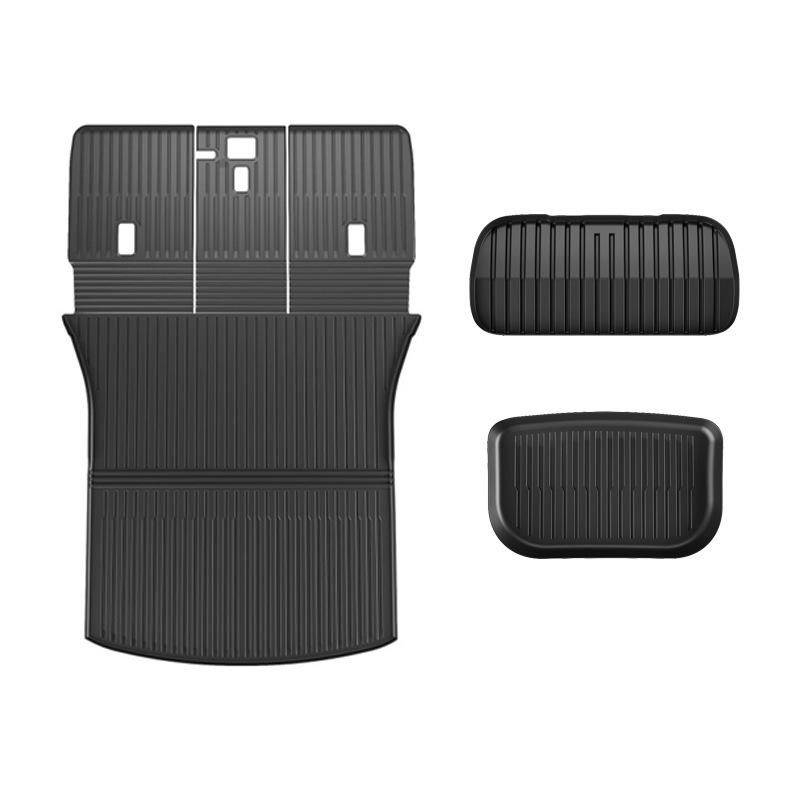 Fits Tesla Model Y 2025: Custom Front & Rear Trunk TPE Floor Mats
