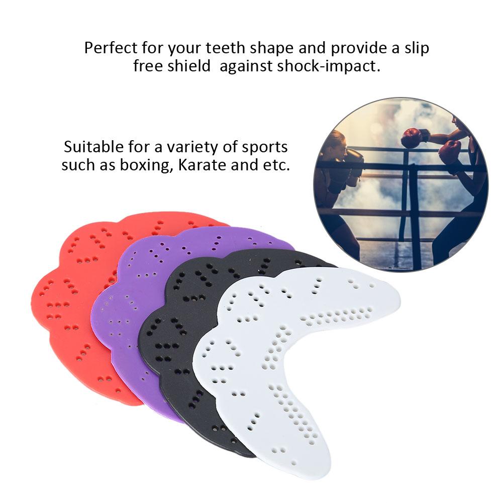 Professional Mouth Guard Teeth Protector Gum Shield Karate Boxing Protection Tool