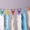 1/50x Colorful Clothes Clip Chip Bag Clips Colorful Sealer for Sealing Food Paper Holder Clothesline Clamp for Laundry Hanging