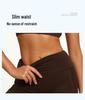 Women's High-Waisted Double-Sided Nylon Yoga Shorts with Tummy Control and Peach-Lift