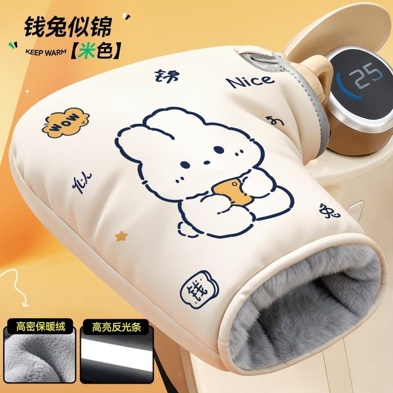 Electric Scooter Handlebar Grip Covers Winter Warm Waterproof Windproof Thick Cotton Hand Protectors Riders