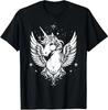 Mystical Pegasus Cute Unicorn Celestial Gothic T-Shirt Made In USA
