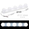 Tomshine Actress LED Mirror Lighting 5 LED Adjustable No Holes Hollywood USB Charging Cable Easy for Beauty and Bathrooms Light, Light, 3-Color +