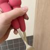 High-value spoon 304 stainless steel spoon Children's fork set Cute strawberry bear household baby eating spoon