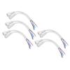 5 Sets 2 Pin Electrical Connector Waterproof Male and Female Plug Quick Connect Plug Cable Kit