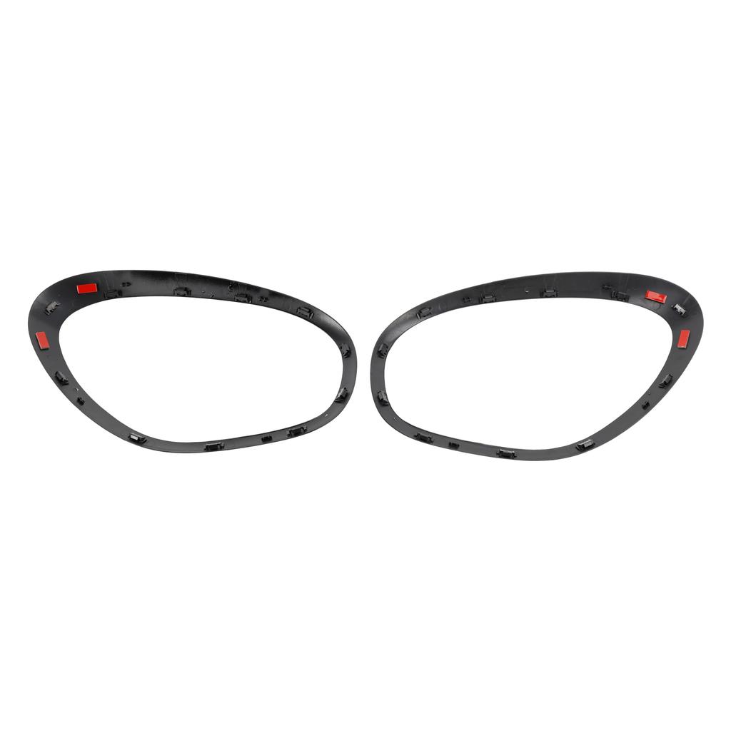 2pcs Gloss Black Headlights Ornamental Ring For Mini Cooper Countryman R60