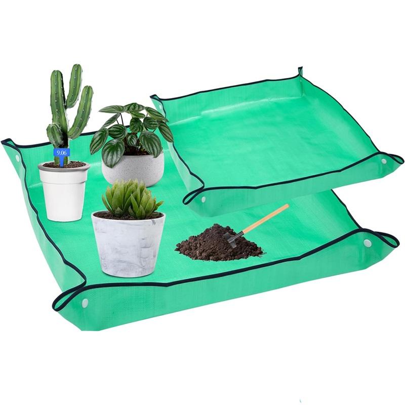3PCS New Planting Mat 50cm-100cm Gardening Potting Pad Foldable Garden Plant Flower Pot Transplanting Waterproof Mats