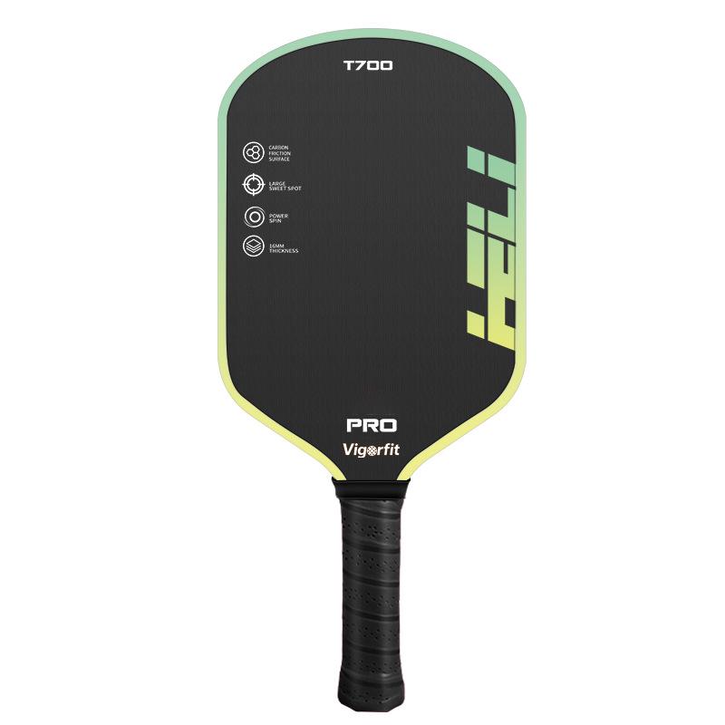 Cloth Texture Frosted Green Carbon Fiber Pickleball Paddle