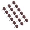 100pcs Furniture Sofa Chair Table Bottom  or Glides Anti slip Nails Pads 14mm*4mm