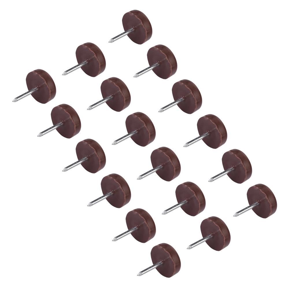 100pcs Furniture Sofa Chair Table Bottom  or Glides Anti slip Nails Pads 14mm*4mm