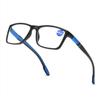 3PCS Ultralight Reading Glasses Blue Light Blocking Sports Presbyopia Eyeglasses for Men Women Hyperopia Eyewear +100~+400