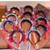 Pearl Beijing Opera Headband Tang Suit Hair Hoop Hanfu Headwear Chinese New Year Headwear Girls