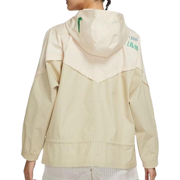 Nike Jackets Women's Ecru Hooded Moderate Other DM7909-228