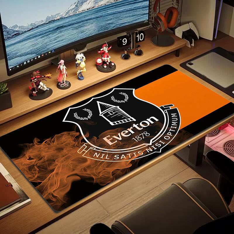 Everton Football Club Print Cushion Non-slip Laptop Tablet Big Mousepad XXL Mat Mini PC Playmat With Lock edge