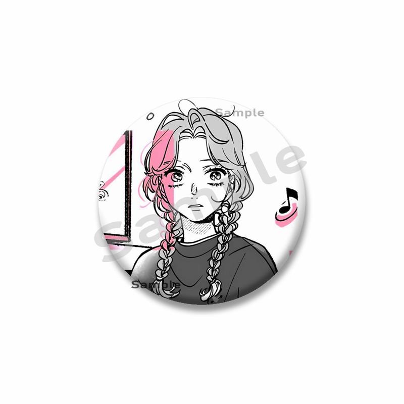 Anime The Guy She Was Interested In Wasn't A Guy At All Button Pin Cartoon Mitsuki Koga Brooch Badge Bag Hat Decor Accessories