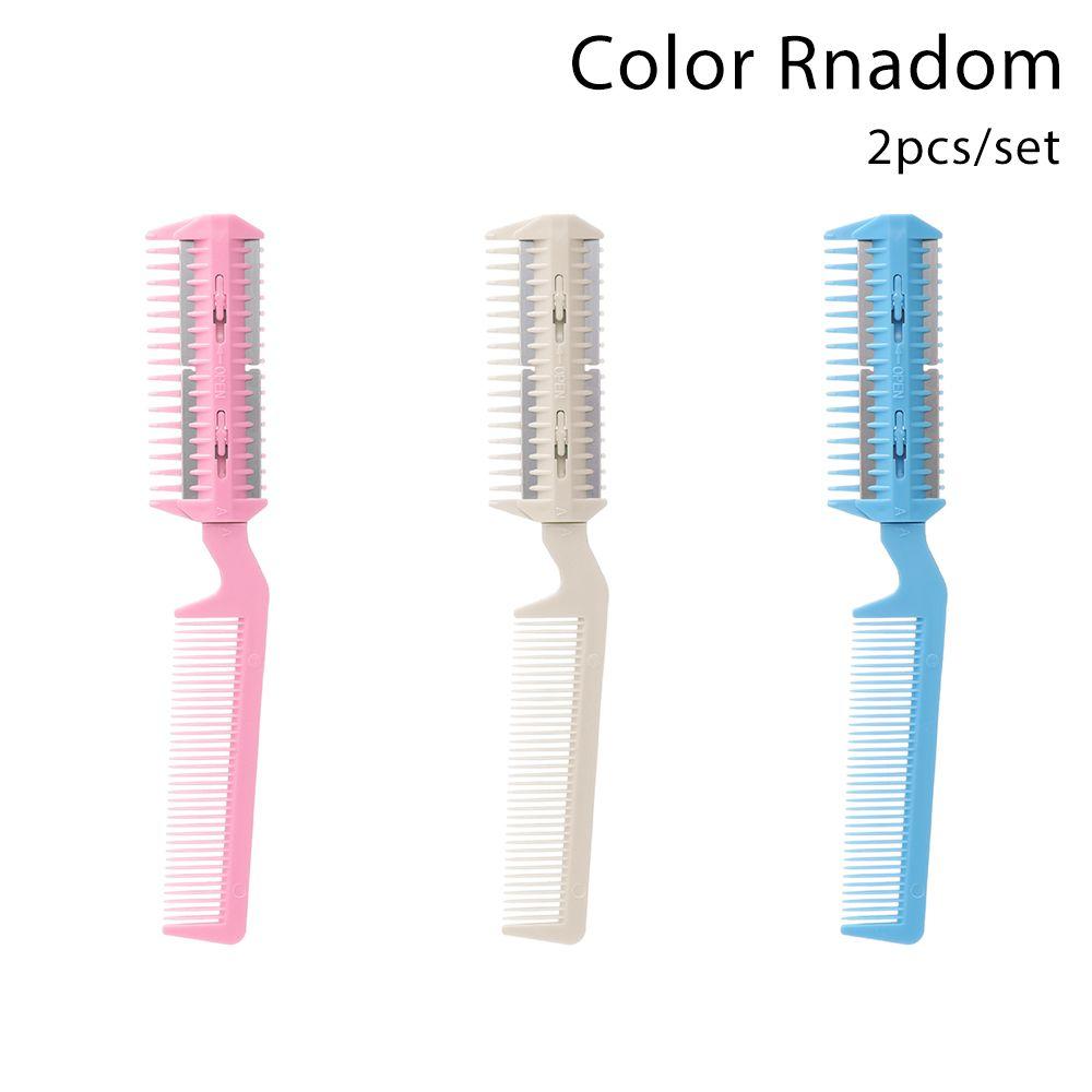 Plastic Durable Hairdressing Tool Fur Cleaner Disassembled Cut Thinning Cat Brush Pet Hair Trimming Grooming Comb Dog Scissor