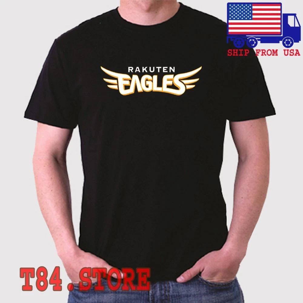 Tohoku Rakuten Golden Eagles Men s Black Size S to 5XL 4XL