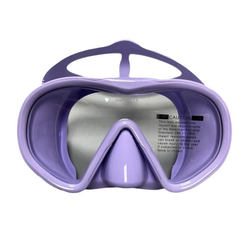 Adult Large Frame Silicone Diving and Snorkeling Goggles