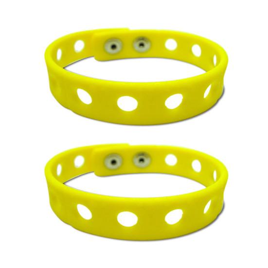 2 ks Silikonové náramky s přívěsky pro děti Nastavitelný náramek