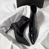 Autumn Winter Pointed Toe Women Thin Heel Ankle Boots Street Style Party Stripper Short Botas Mujer