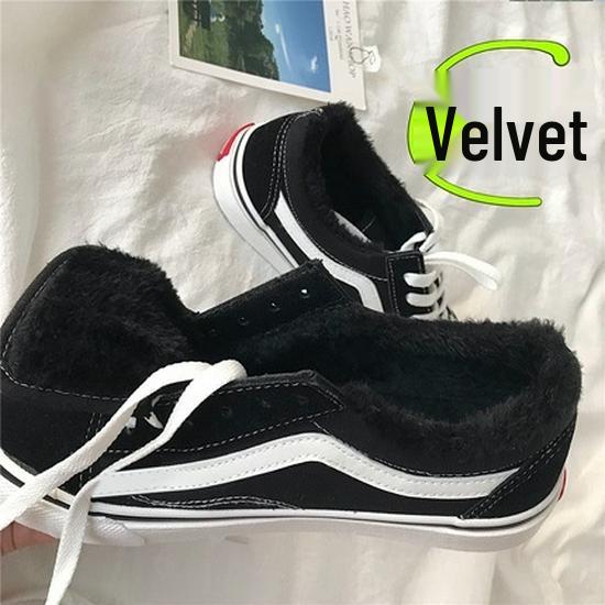 Jarní černé plátěné skate boty 2025 - Korejský styl, Ulzzang Harajuku, Unisex, Všestranný street styl pro studenty.