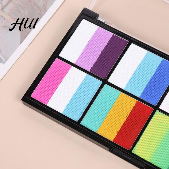 Bold Color Face Paint Body Palette, 8 Grids Pigment for Art Painting, Water High Palette Soluble Makeup Halloween Costume Party Festival Stage Cosplay