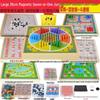 Landa Large Magnetic Multi-Game Chess & Board Set