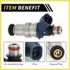 1 Pc Fuel Injector for Toyota Tacoma 1995-2001 Engine Fuel Injection Nozzle No.2320979085 4 Holes Plastic Silver Tone Blue Benefit