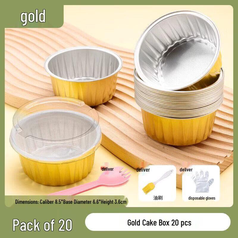 Reusable Aluminum Foil Baking Cups for Air Fryer and Oven
