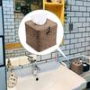 Tissue Box Napkin Dispenser Large Capacity Design Easy To Use Decorative Straw Woven Napkin Box Holder Desk Ornament