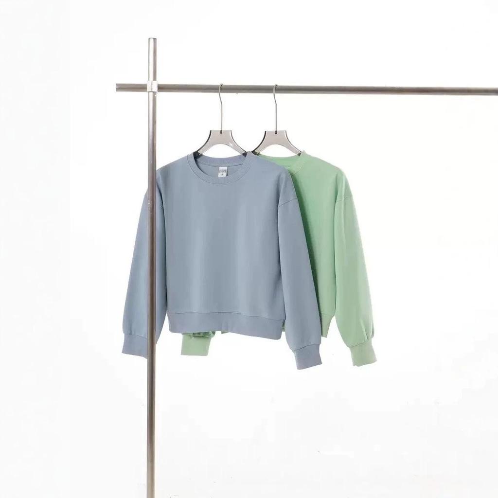 Early Autumn 350g Combed Cotton Women's Korean Style Hoodie Cardigan