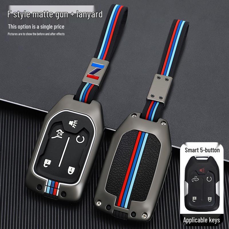 GMC Key Case: High-End Protective Shell for Yukon & Sierra - Stylish Car Accessory for Men & Women
