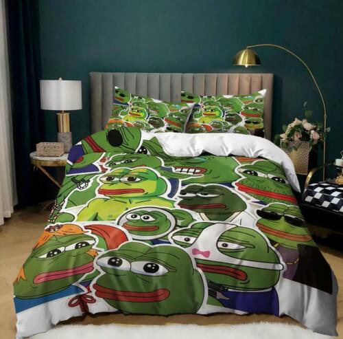 Tree Frog Doona Quilt Duvet Cover Set Pillowcase Single Double Queen Size Bed AU