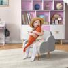 Children's Armchair for Children Up To 3 Years with Cloud-Shaped Armrests In Fabric, 46x51x55cm, Grey