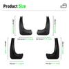 4PCS Car Mud Flaps Splash Guards Mudguards Car Mud Flaps Compatible with BMW X3 2006 2007 2008 2009 2010