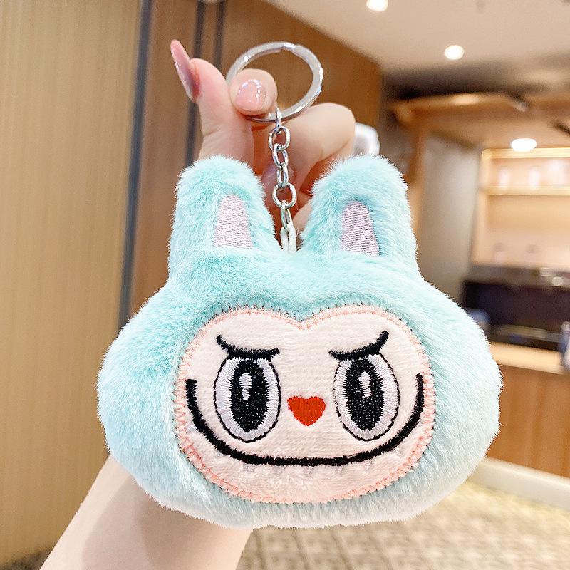 LABUBU Tlukot Srdce Makronka Slepá Krabička Klíčenka - POPMART Bubble Mart Série Vinylová a Plyšová Panenka