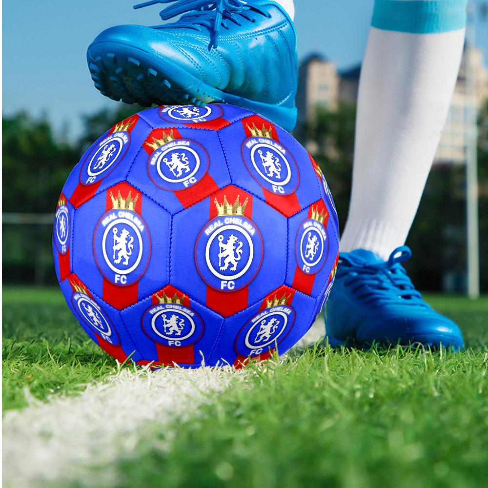 Pallone da Calcio Chelsea FC Tema Taglia 5 Match Pallone da Calcio Professionale per Esterno Morbido al Tocco Pallone da Allenamento